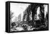 View of the Aqueduct of Nero, from the 'Views of Rome' Series, C.1760-Giovanni Battista Piranesi-Framed Stretched Canvas