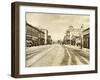 View of the Arbat Street from the Church of the Life-Giving Trinity, Moscow, Russia, 1888-null-Framed Giclee Print