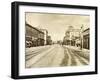 View of the Arbat Street from the Church of the Life-Giving Trinity, Moscow, Russia, 1888-null-Framed Giclee Print