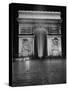 View of the Arc de Triomphe Lit at Night on Bastille Day-David Scherman-Stretched Canvas