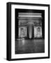 View of the Arc de Triomphe Lit at Night on Bastille Day-David Scherman-Framed Photographic Print