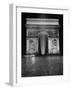 View of the Arc de Triomphe Lit at Night on Bastille Day-David Scherman-Framed Photographic Print