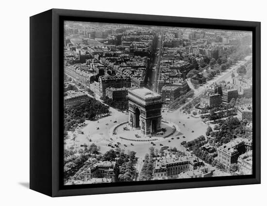 View of the Arc De Triomphe-null-Framed Stretched Canvas