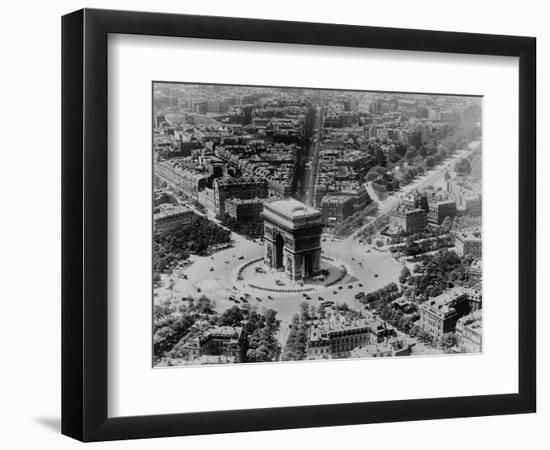 View of the Arc De Triomphe-null-Framed Photographic Print