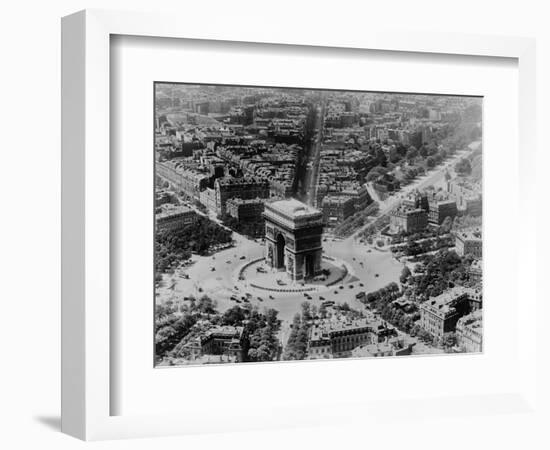 View of the Arc De Triomphe-null-Framed Photographic Print