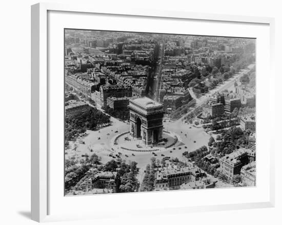 View of the Arc De Triomphe-null-Framed Photographic Print
