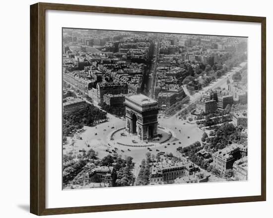 View of the Arc De Triomphe-null-Framed Photographic Print