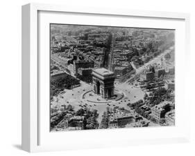 View of the Arc De Triomphe-null-Framed Photographic Print