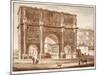 View of the Arch of Constantine, 1833-Agostino Tofanelli-Mounted Giclee Print