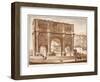 View of the Arch of Constantine, 1833-Agostino Tofanelli-Framed Premium Giclee Print