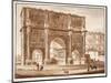 View of the Arch of Constantine, 1833-Agostino Tofanelli-Mounted Premium Giclee Print