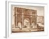 View of the Arch of Constantine, 1833-Agostino Tofanelli-Framed Giclee Print