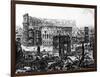 View of the Arch of Constantine and the Colosseum, from the 'Views of Rome' Series, C.1760-Giovanni Battista Piranesi-Framed Giclee Print