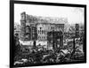 View of the Arch of Constantine and the Colosseum, from the 'Views of Rome' Series, C.1760-Giovanni Battista Piranesi-Framed Giclee Print