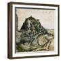 View of the Arco Valley in the Tyrol-Albrecht Dürer-Framed Art Print