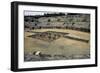 View of the Arena of the Amphitheatre in Italica-null-Framed Giclee Print