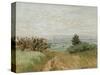 View of the Argenteuil Plain from the Sannois Hill-Claude Monet-Stretched Canvas