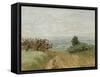 View of the Argenteuil Plain from the Sannois Hill-Claude Monet-Framed Stretched Canvas