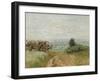 View of the Argenteuil Plain from the Sannois Hill-Claude Monet-Framed Art Print