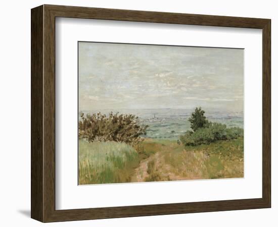 View of the Argenteuil Plain from the Sannois Hill-Claude Monet-Framed Art Print