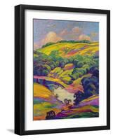 View of the Arun, Sussex-Robert Tyndall-Framed Giclee Print