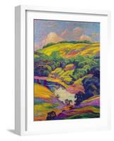 View of the Arun, Sussex-Robert Tyndall-Framed Giclee Print