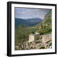 View of the Athenian Treasury-null-Framed Photographic Print