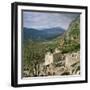 View of the Athenian Treasury-null-Framed Photographic Print