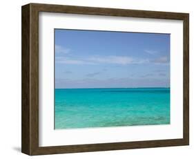 View of the Atlantic Ocean, Loyalist Cays, Abacos, Bahamas-Walter Bibikow-Framed Photographic Print