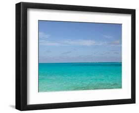 View of the Atlantic Ocean, Loyalist Cays, Abacos, Bahamas-Walter Bibikow-Framed Photographic Print