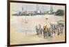 View of the Aussenalster, 1909-Max Liebermann-Framed Giclee Print