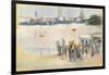 View of the Aussenalster, 1909-Max Liebermann-Framed Giclee Print