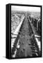 View of the Avenue Des Champs Elysees, Paris, 1931-Ernest Flammarion-Framed Stretched Canvas