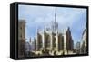 View of the Back of Milan Cathedral from Views of Milan and Its Environs-null-Framed Stretched Canvas