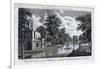 View of the Back Part of the Cassina and Serpentine River in Chiswick Gardens, London-null-Framed Giclee Print