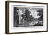 View of the Back Part of the Cassina and Serpentine River in Chiswick Gardens, London-null-Framed Giclee Print