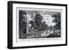 View of the Back Part of the Cassina and Serpentine River in Chiswick Gardens, London-null-Framed Giclee Print