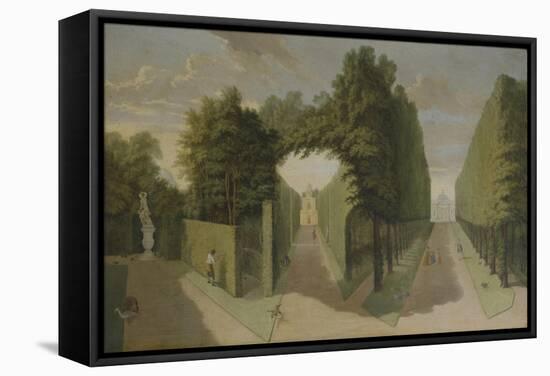 View of the Bagnio and Comed Building Alleys, Chiswick Villa-Pieter Andreas Rysbrack-Framed Stretched Canvas