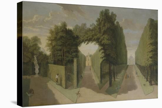 View of the Bagnio and Comed Building Alleys, Chiswick Villa-Pieter Andreas Rysbrack-Stretched Canvas