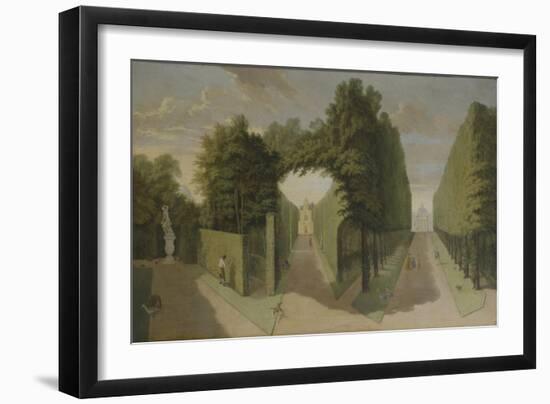 View of the Bagnio and Comed Building Alleys, Chiswick Villa-Pieter Andreas Rysbrack-Framed Giclee Print