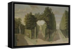 View of the Bagnio and Comed Building Alleys, Chiswick Villa-Pieter Andreas Rysbrack-Framed Stretched Canvas