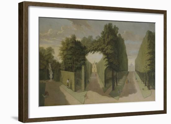 View of the Bagnio and Comed Building Alleys, Chiswick Villa-Pieter Andreas Rysbrack-Framed Giclee Print