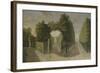 View of the Bagnio and Comed Building Alleys, Chiswick Villa-Pieter Andreas Rysbrack-Framed Giclee Print