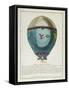 View of the Balloon used by Francois Pilatre de Rozier-null-Framed Stretched Canvas