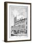 View of the Bank of England and St Christopher-Le-Stocks, C1750-J Green-Framed Giclee Print
