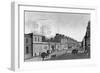 View of the Bank of France from the Rue Croix-Des-Petits-Champs, 1800-Henri Courvoisier-Voisin-Framed Giclee Print