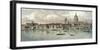 View of the Bank of the Thames I-T^ Baynes-Framed Art Print