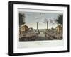 View of the Barriere De Vincennes Tollgate-Mercier and Courvoisier-Framed Giclee Print