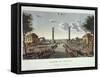 View of the Barriere De Vincennes Tollgate-Mercier and Courvoisier-Framed Stretched Canvas
