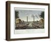 View of the Barriere De Vincennes Tollgate-Mercier and Courvoisier-Framed Giclee Print